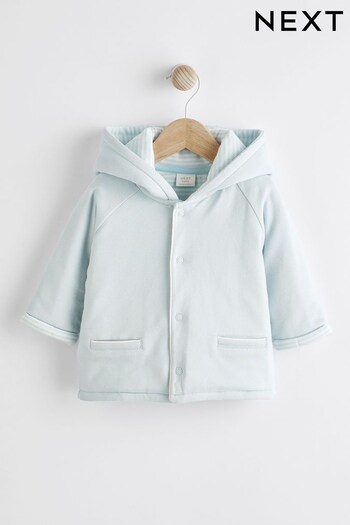 Pale Blue Lightweight Baby Jersey Jacket (0mths-2yrs) (D88132) | £15 - £17