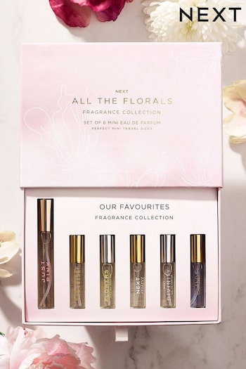 Set of 6 Floral Eau De Parfum Fragrance Collection (D88150) | £12