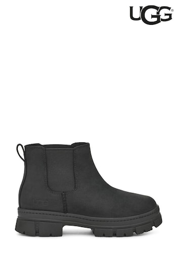 UGG Womens Ashton Chelsea Black Boots (D88235) | £85