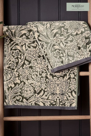 Morris & Co Grey Crown Imperial Towel (D88796) | £17 - £46