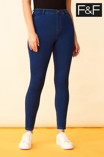 F&F Indigo Comfort Jeggings (D88997) | £17.50