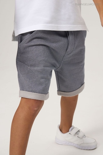 Angel & Rocket Grey Dawson Smart Jersey embroidered Shorts (D89016) | £18 - £22