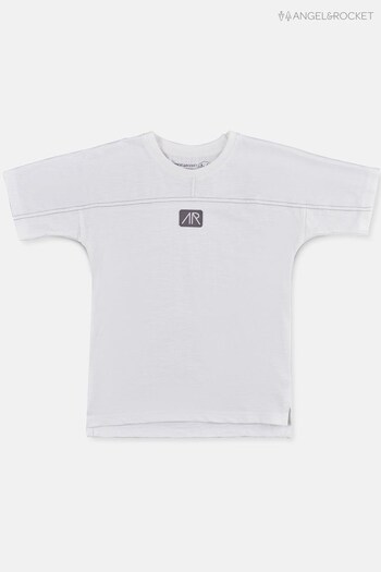 Angel & Rocket Evan White Slub T-Shirt (D89072) | £11 - £16