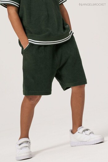 Angel & Rocket Green Abel Towelling Shorts (D89126) | £9 - £11