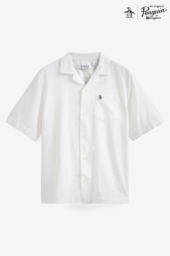 Original Penguin White Stripe Fashion Shirt (D89223) | £14.50