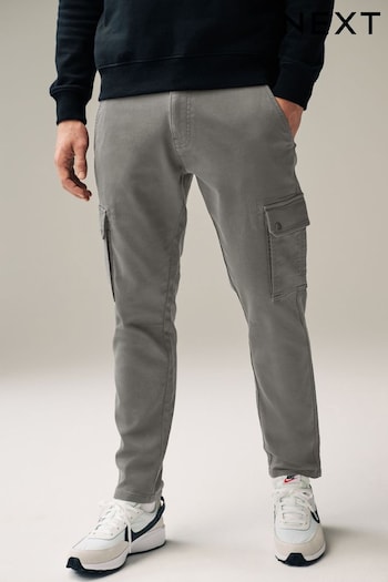 Grey Motionflex Cargo Trousers (D89596) | £38