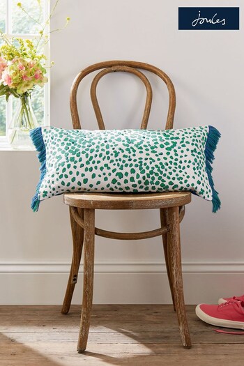 Joules Green Pheasant Floral Cushion (D89769) | £40
