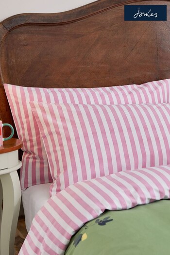 Joules Pink Hydrangea Floral Pillowcase Pair (D89775) | £18