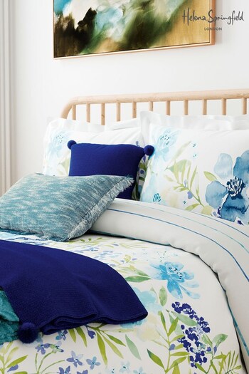 Helena Springfield White Florence Duvet Cover and Pillowcase Set (D89790) | £35 - £75