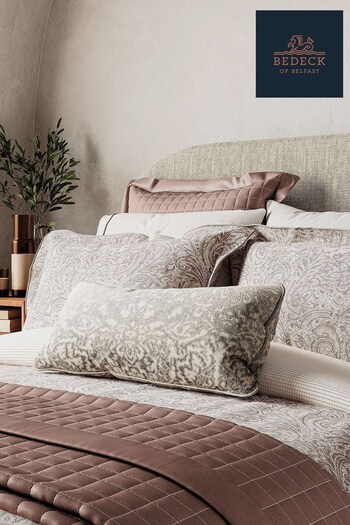 Bedeck of Belfast Pink Avita Housewife Pillowcase Pair (D89818) | £24