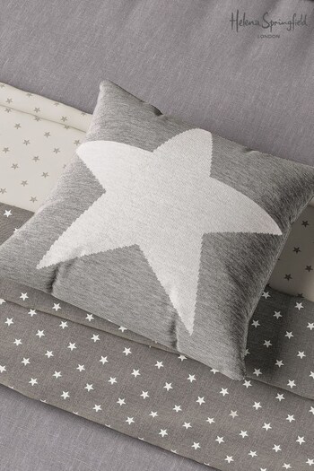 Helena Springfield Grey Star Cushion (D89879) | £30