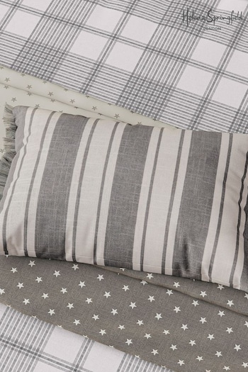 Helena Springfield Grey Classic Stripe Cushion (D89891) | £30