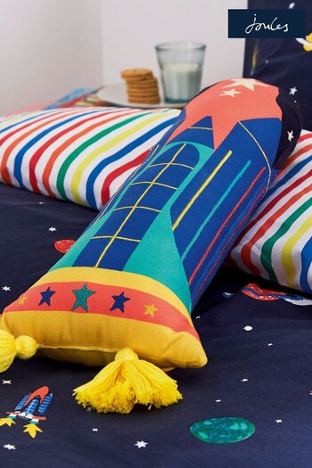 Joules Blue Up In Space Cushion (D89920) | £25