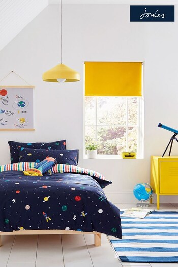 Joules Blue Up In Space Duvet Cover and Pillowcase Set (D89921) | £45 - £55