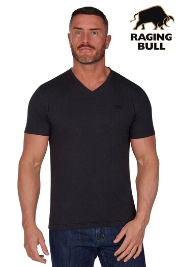 Raging Bull Classic Organic V-Neck T-Shirt (D90002) | £32 - £34