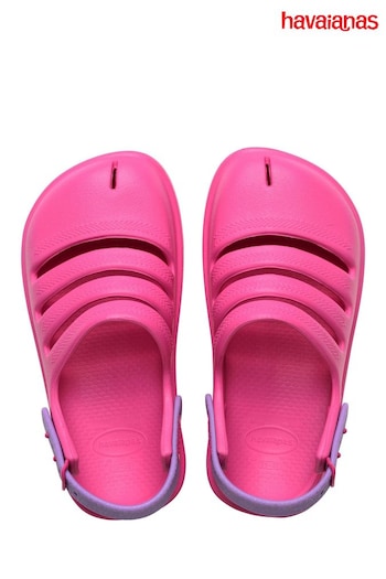 Havaianas Kids Pink Clog Sandals (D90014) | £29