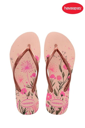 Havaianas Pink Slim Organic Sandals (D90048) | £30