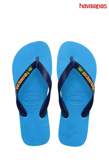 Havaianas Blue Brazil Logo top Sandals (D90056) | £30
