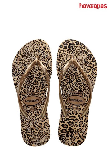 Havaianas Slim Animal Print Sandals (D90065) | £30