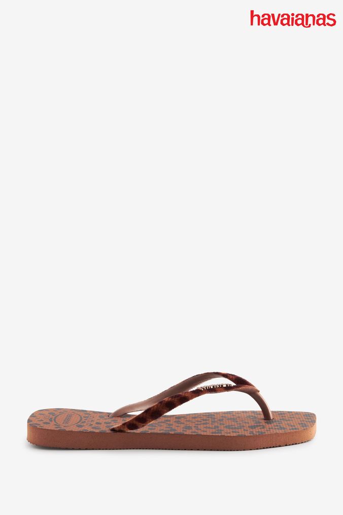 Leopard print flip flops uk top