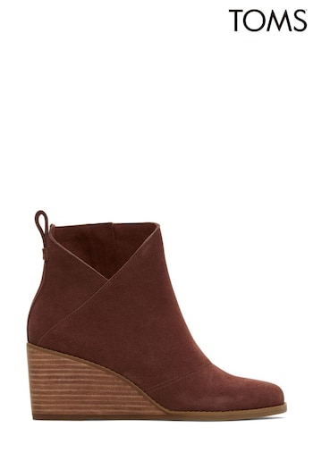 TOMS Sutton Suede Wedge Boots (D90116) | £95