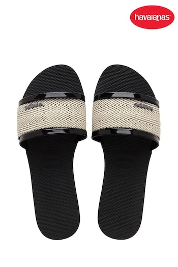 Havaianas You Trancoso Premium Black Sandals (D90146) | £44