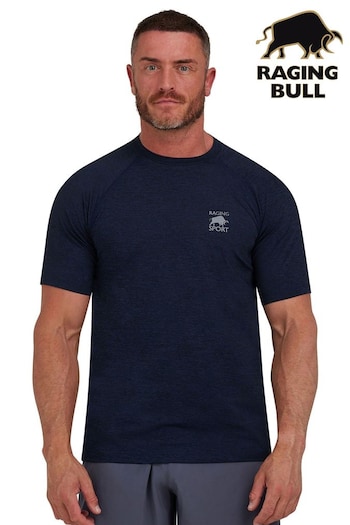 Raging Bull Blue Performance T-Shirt (D90193) | £27