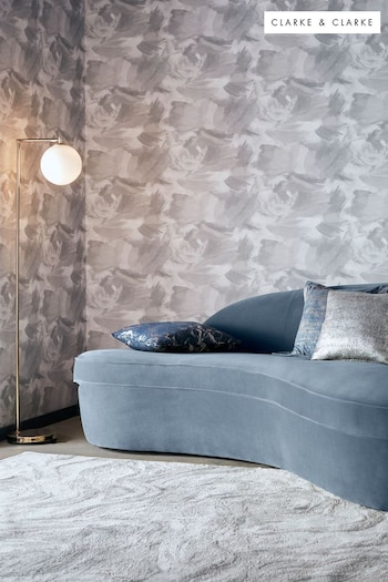Clarke and Clarke Natural Astratto Wallpaper (D90333) | £59