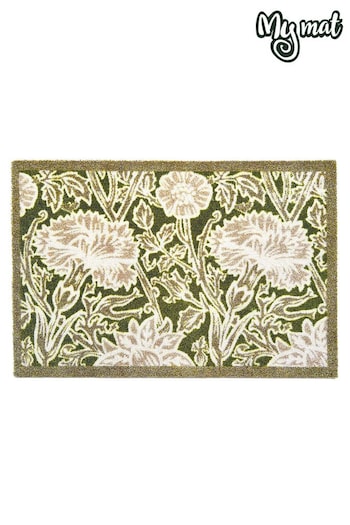 My Mat Green Wild Flower Doormat (D90504) | £19