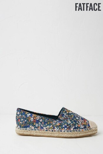 FatFace Blue Maggie Printed Espadrilles (D90572) | £39