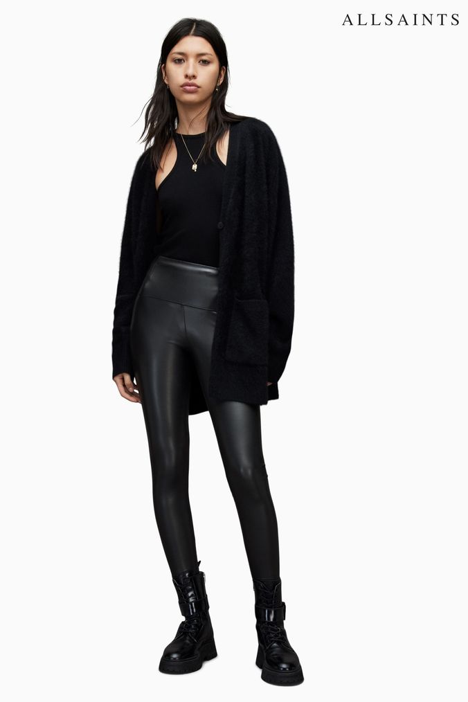 All saints online leather trousers