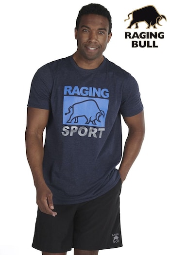Raging Bull Blue Sport Casual T-Shirt (D90813) | £27 - £29