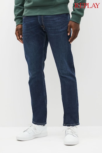 Replay Rocco Relaxed Straight Fit Blurry Jeans (D90867) | £130