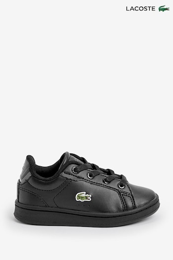 Lacoste mens Infants Unisex Black Carnaby Trainers (D90897) | £45