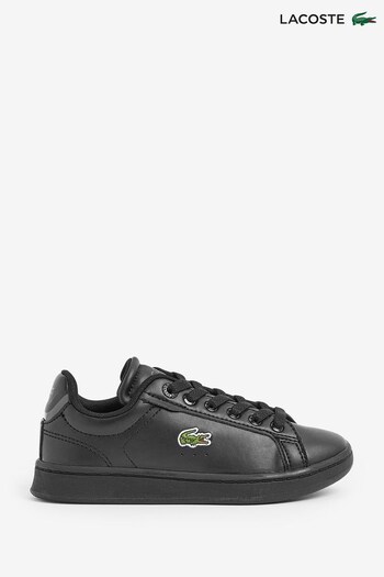 Lacoste Childrens Unisex Carnaby Pro 2233 Black Trainers (D90903) | £50