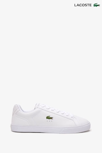 Lacoste pour Mens Leront Pro BL 23 1 White Trainers (D90934) | £90