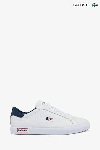 Lacoste Chlorophyll Mens Powercourt White Trainers (D90938) | £90
