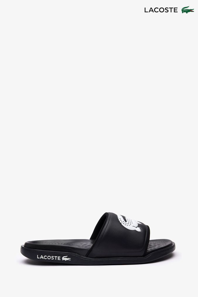 Mens lacoste sliders uk top