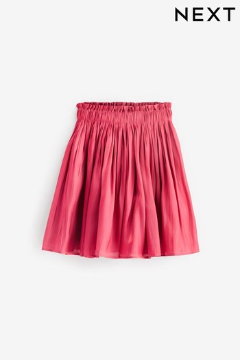 Raspberry Pink Metallic Skirt (3-16yrs) (D90957) | £17 - £22