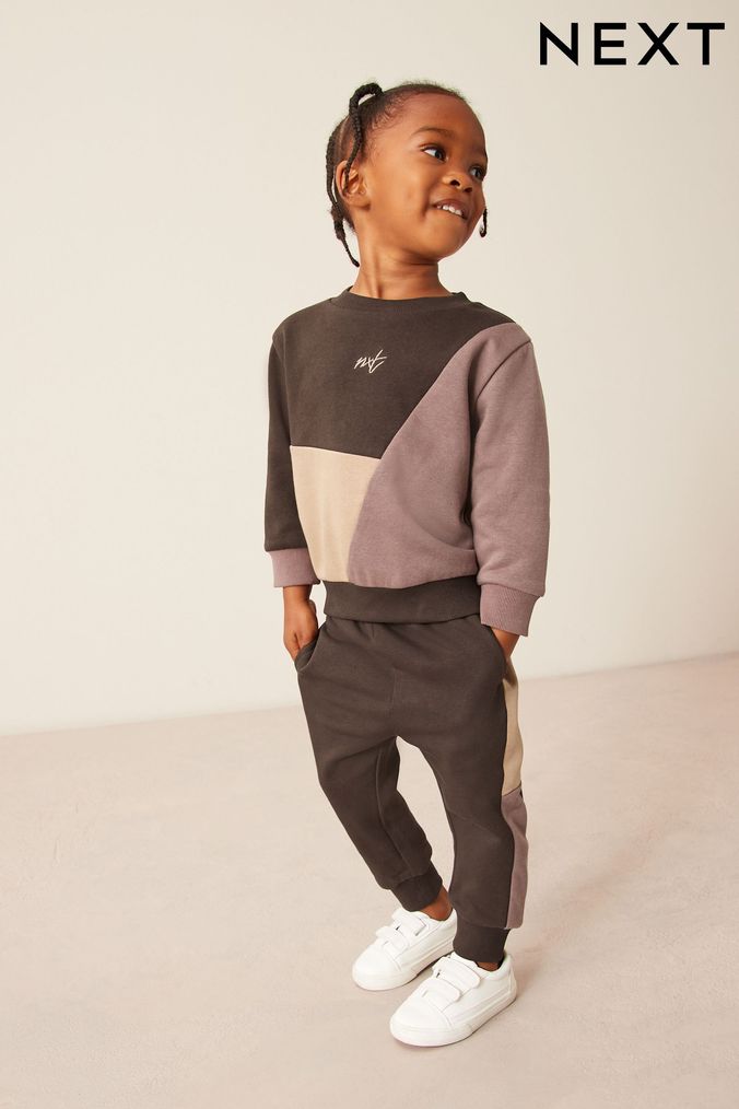 Boys brown clearance tracksuit bottoms
