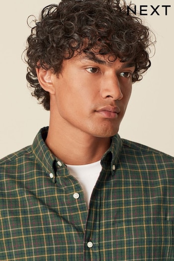 Green Check Long Sleeve Shirt (D91326) | £26