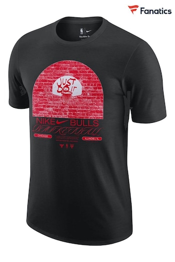 Nike Black Fanatics Chicago Bulls Nike Max 90 1 T-Shirt (D91366) | £28