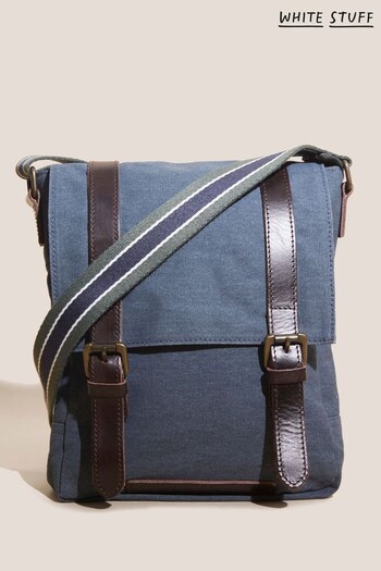White Stuff Blue Scout Cotton Crossbody Bag (D91456) | £49