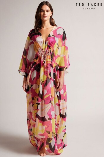 Ted Baker Lucenaa Nude Belted Maxi Cover-Up (D91479) | £125