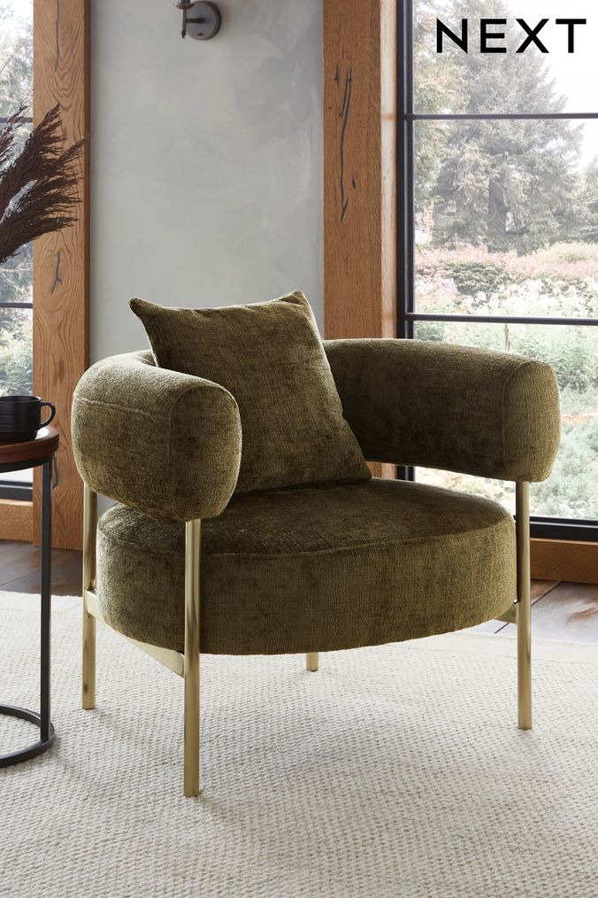 Green statement chair sale