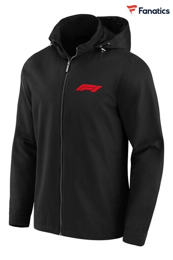 Fanatics Black Formula 1 Iconic Lightweight Jacket (D91569) | £70