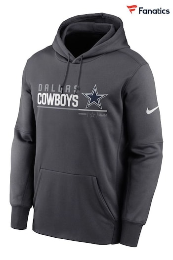 Nike Black NFL Fanatics Dallas Cowboys Therma Pullover Hoodie (D91759) | £70