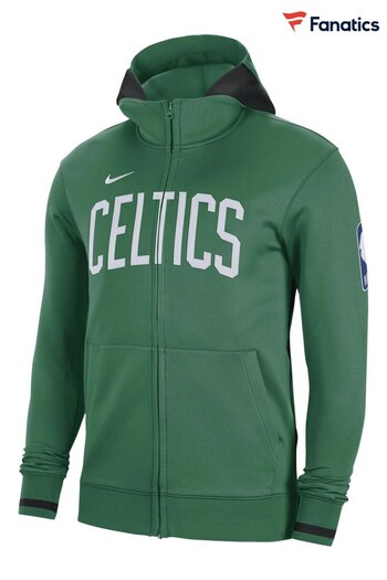 Nike Green Fanatics Boston Celtics Hachimura Nike Thermaflex Full Zip Hoodie (D91783) | £120