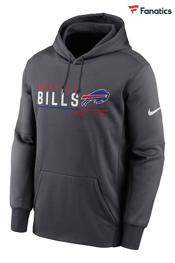 Nike Black Fanatics Buffalo Bills Nike Therma Pullover Hoodie (D91850) | £70