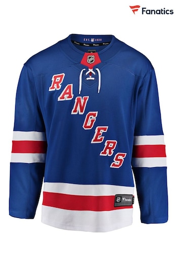 Fanatics Blue New York Rangers Fanatics parised Home Breakaway Jersey (D91878) | £105